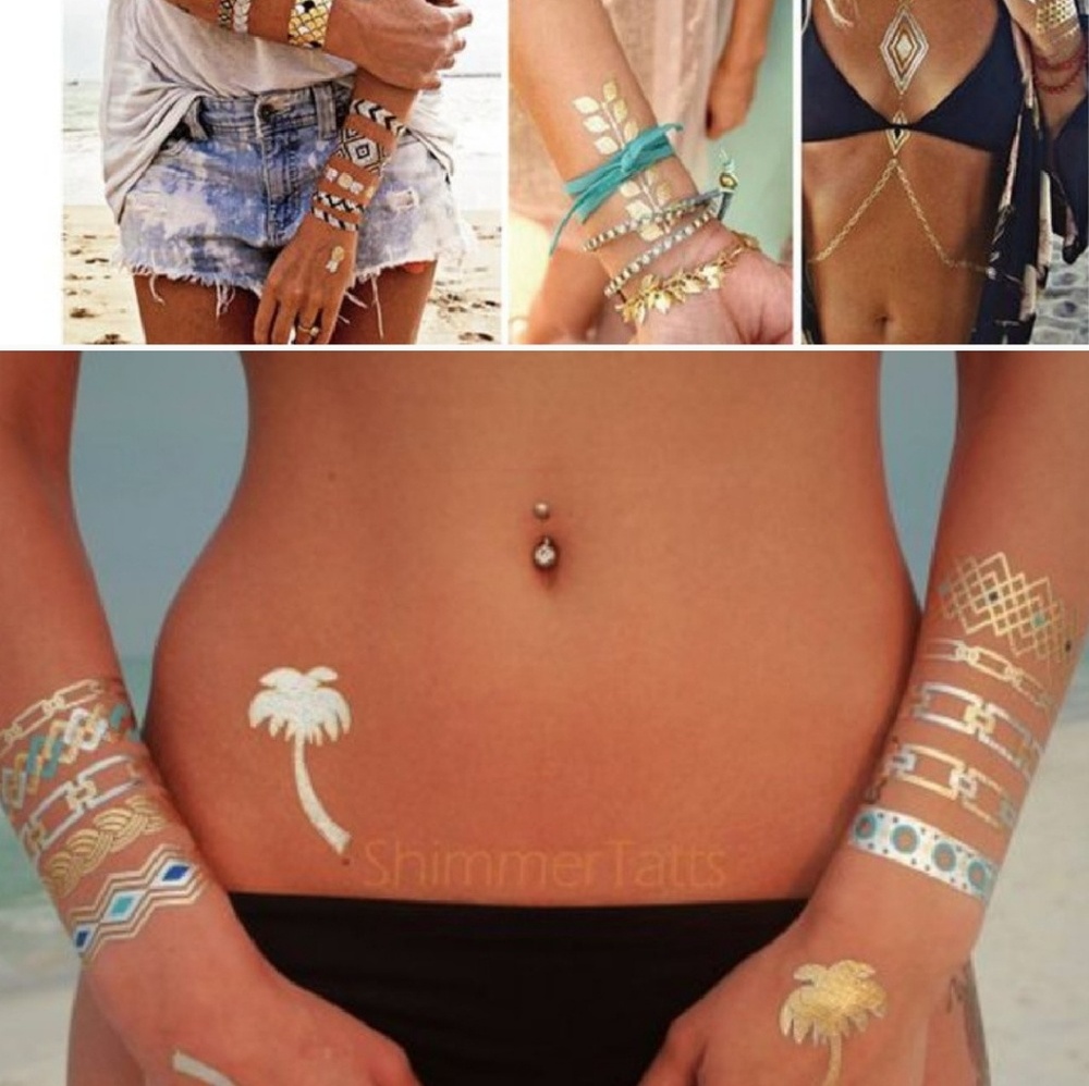 🆕️NWT Metallic Tattoos to Dazzle and Delight